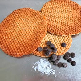 stroopwafel chocolade-zeezout