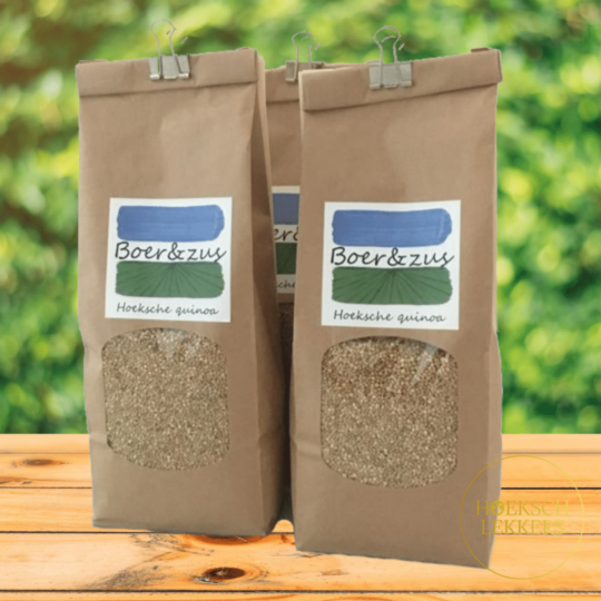 Quinoa Hoeksche Waard boer en Zus Nederland