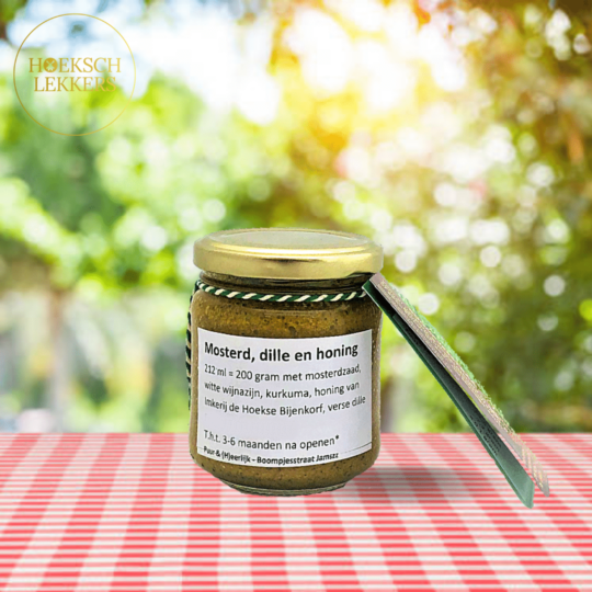 Mosterd met dille en honing