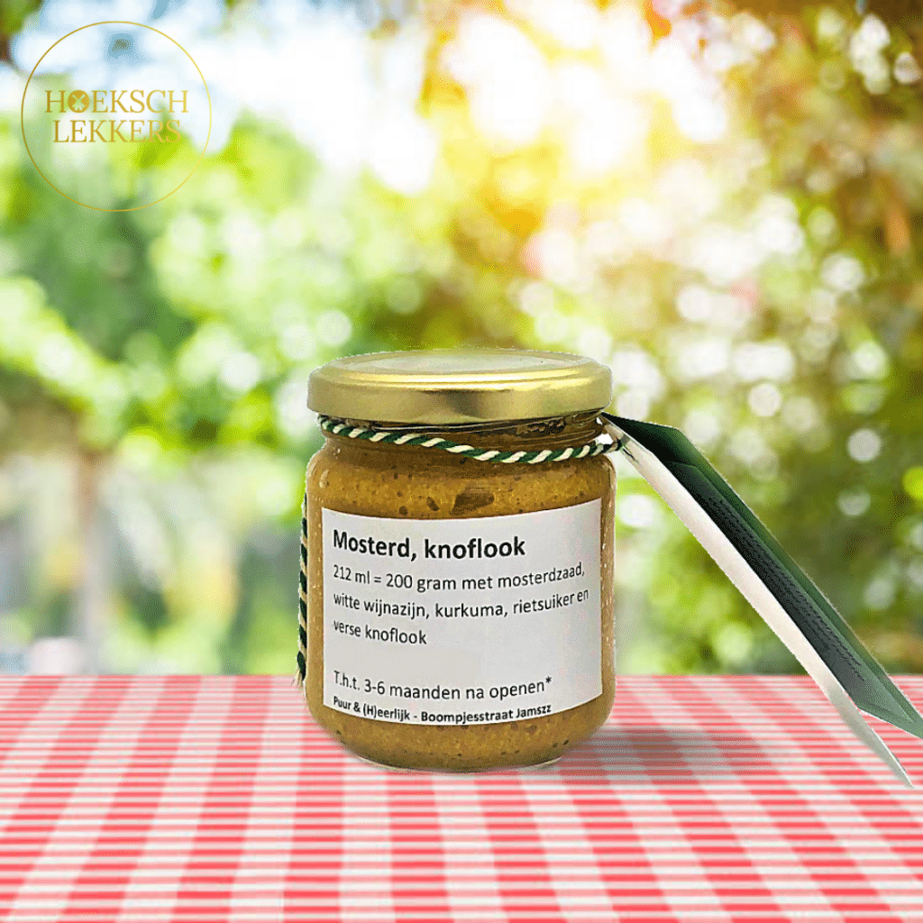 Mosterd met knoflook