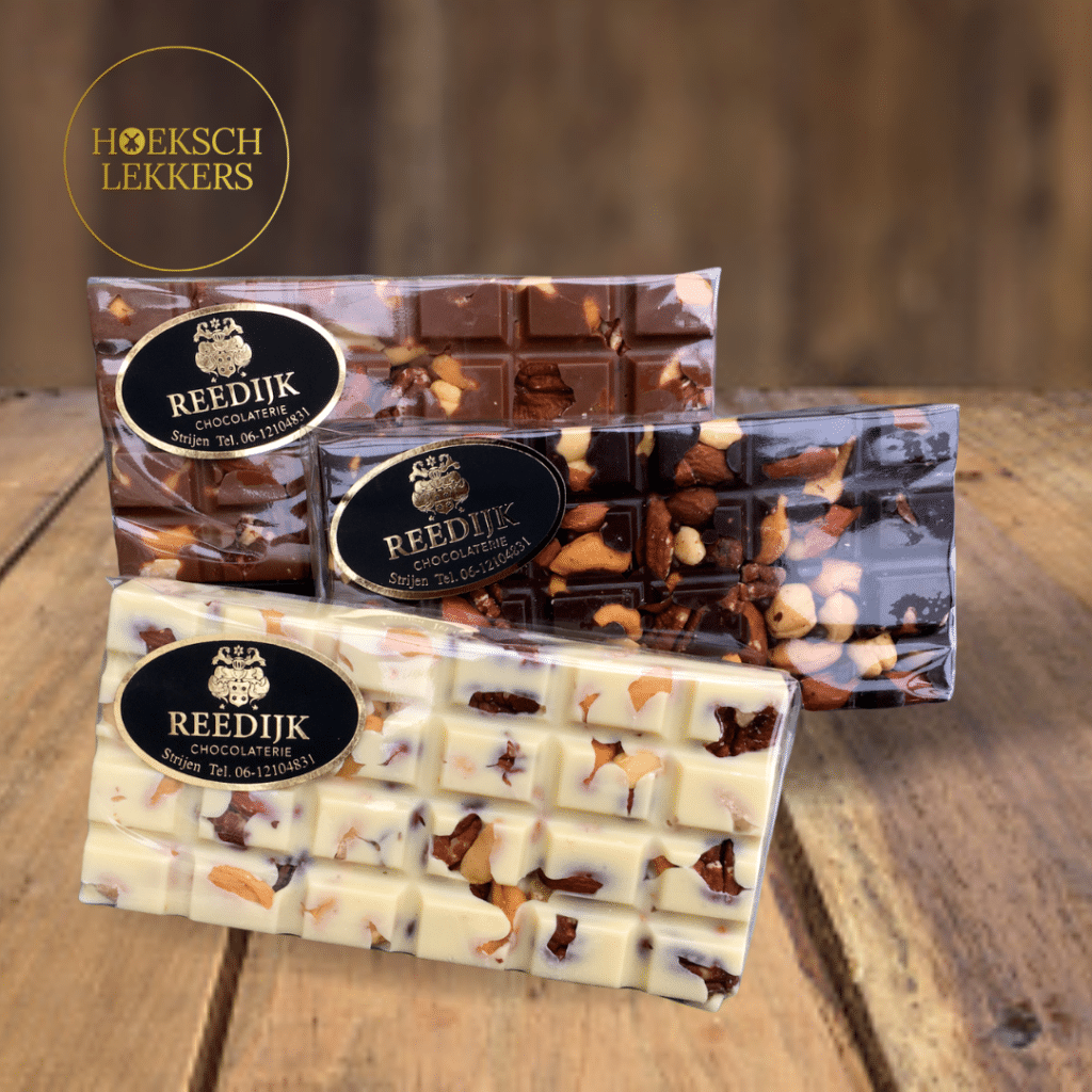 Chocoladereep met noten melange