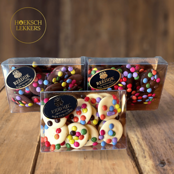 Flikken met choco mini's