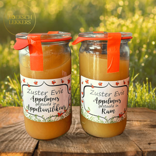 Appelmoes in Appeltaartlikeur en Rum