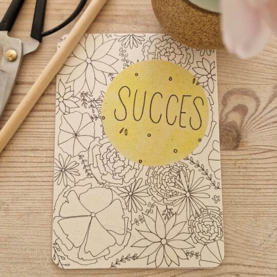 Succes wenskaart