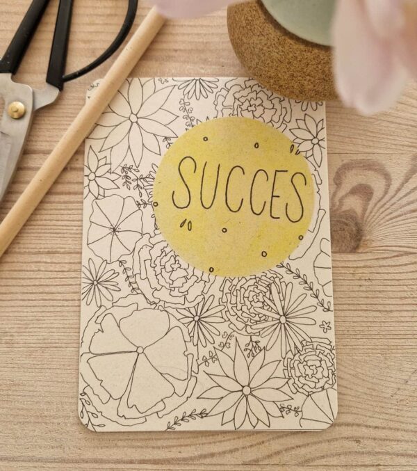 Succes wenskaart