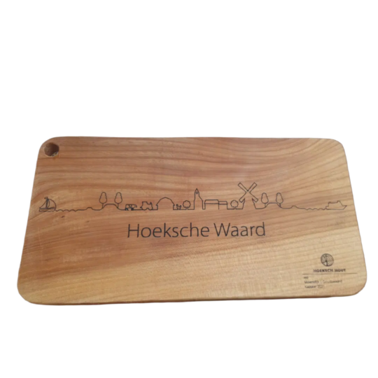 Hoeksch Hout Skyline Hoeksche Waard borrelplank (S)
