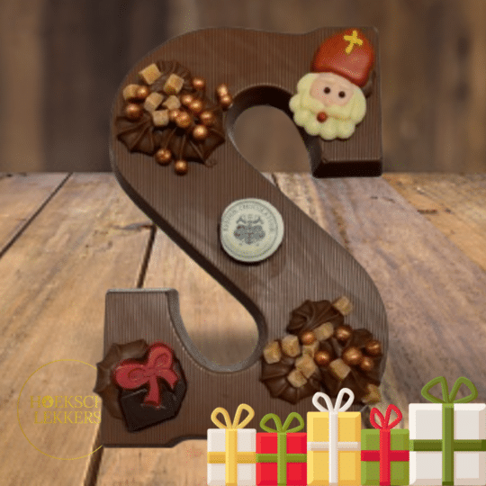 Gevulde Sint Chocoladeletter Salted Caramel - Melk