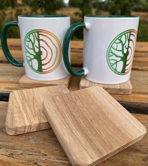 Onderzetters Hoeksch Hout onbehandeld