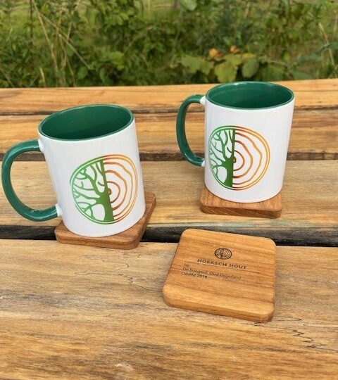 Sfeerbeeld onderzetters Hoeksch Hout