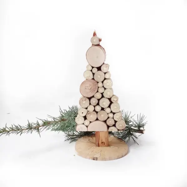 Houten kerstboom 25 cm