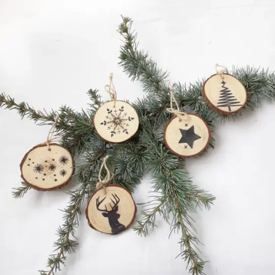 Kersthangers set van 5