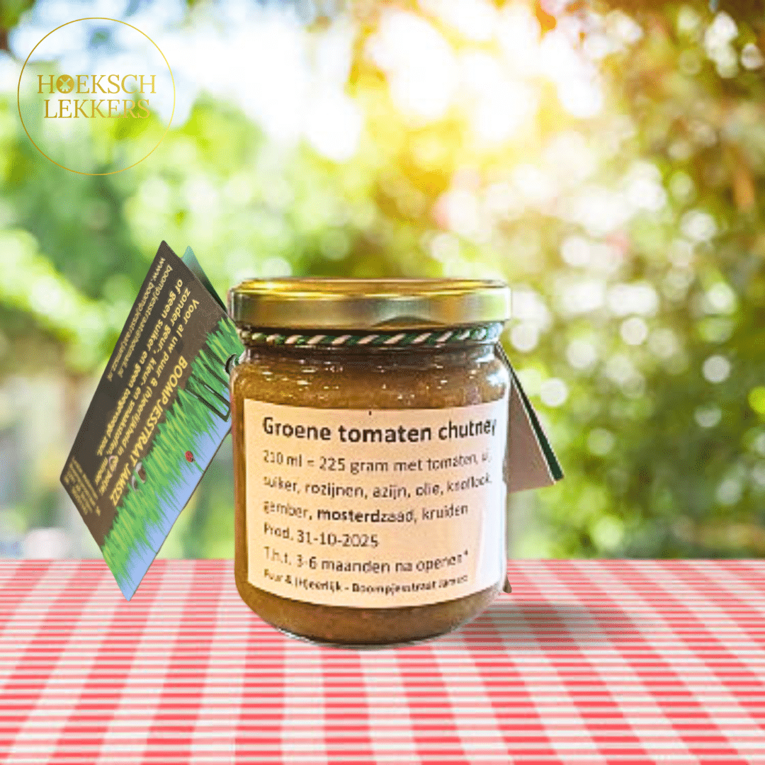Groene tomaten chutney