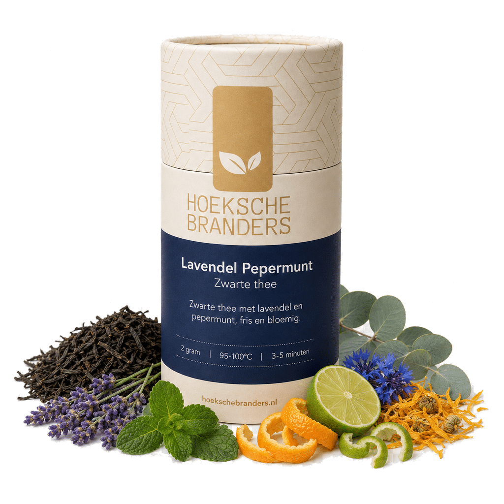 Zwarte thee Lavendel Pepermunt