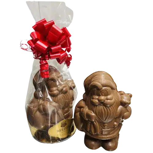 Kerstman holgoedfiguur melkchocolade
